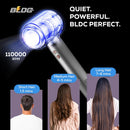 La Modano Professional Hair Dryer 1500W with Diffuser Fast Drying, BLDC Motor 110000RPM, 3 Speeds & Heat Settings - LMHD955