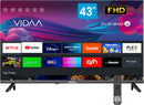 Nobel 43 Inch Smart TV Full HD – Powered by VIDAA OS, Netflix & YouTube Certified - NTV43VIDS Diamond Series
