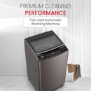 Nobel Washing Machine 10kg Capacity, Electronic Control, LED Display, 6 Programs NWM1150 Silver