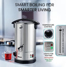 Nobel Water Boiler 1500W 16L Double Wall Stainless Steel, Safety Lock Lid, Non-Drip Brass Faucet, Keep Warm Function - NWB1600