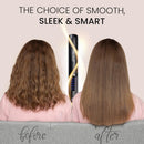 Nobel Hair Straightener With PTC Heating Plate 5 Temperature Control Levels LED Indicator Fast Heat - NHS450 Black