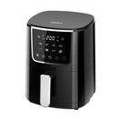 Nobel Air Fryer 4L Capacity, Multifunctional Fryer with Delay Function, Overheat Prevention, Digital Touch, 8 Preset Programs, High-Speed Air Circulation, Non-Stick (1400W) NAF600 Black