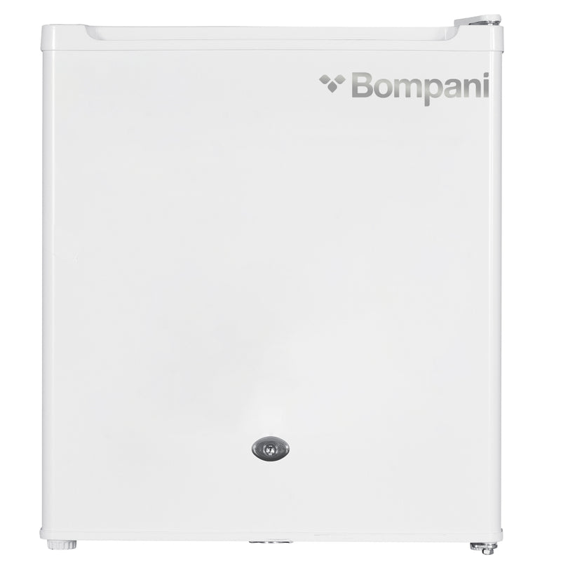 Bompani Single Door Refrigerator 46 Litres Net Capacity, Defrost, R600a Refrigerant, Inside Condenser, Lock & Key, Ice Box, 440 x 470 x 510 (W x D x H) mm, White BR64