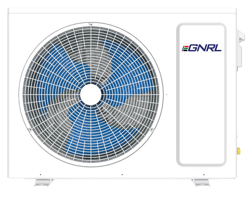 EGNRL EG12K Split AC 12000 BTU T1 Rotary White R410a With 3M Pipe Kit Auto Restart, Golden Fin