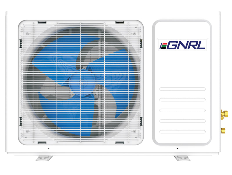 EGNRL EG24K Split AC 24000 BTU T1 Rotary White R410a With 3M Pipe Kit Auto Restart, Golden Fin