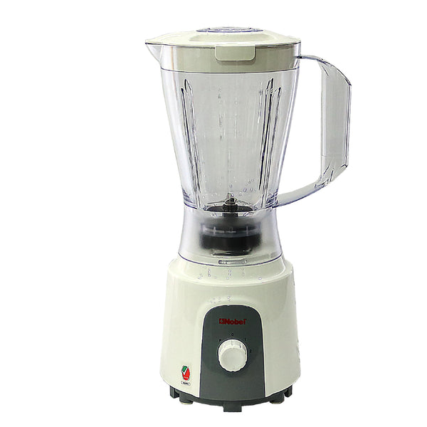 NOBEL 2 in 1 Blender 400W 1.5 Ltr White Color NB102