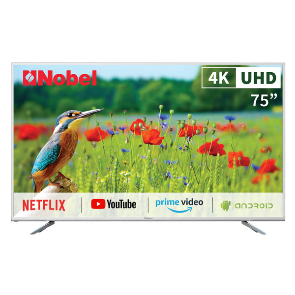 Nobel 75 Inches 4K UHD DLED DVBT2-S2 +Smart without Dolby  UHD75LEDS