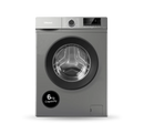 Nobel Dark Silver Front Load Washer: 6 Kg Capacity, 1000 RPM - NWM760RHS