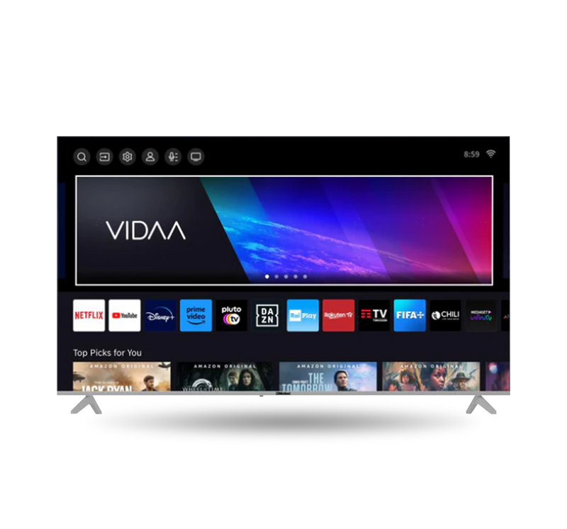 NOBEL VIDAA TV - FLAT SMART Silver 65-inch UHD 4K SMART UHD65VID