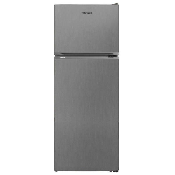 Bompani Double Door Refrigerators Inox 332 Ltrs No Frost Recessed Handle R600A Inside Condenser BR400SS