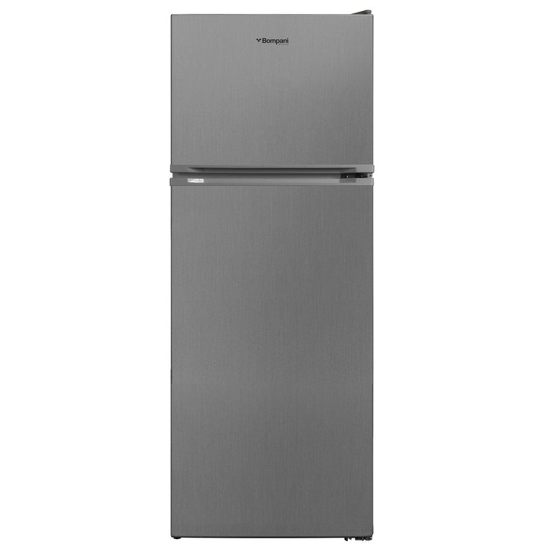 Bompani Double Door Refrigerators Inox 332 Ltrs No Frost Recessed Handle R600A Inside Condenser BR400SS