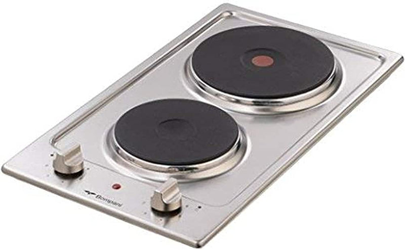 Bompani Electric Hobs Stainless Steel 30Cm 2 Hot Plate BO263EFE