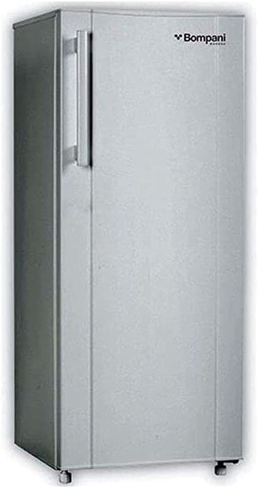 Bompani Single Door Refrigerators Silver 195 Litres Defrost Single Door Glass Shelves BR180SSN