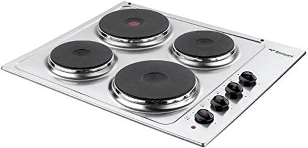 Bompani Electric Hobs Stainless Steel 60Cm 4 Hot Plates Auto Ignition BO253JFE