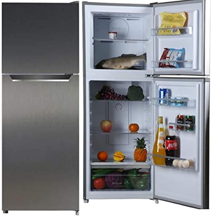 Bompani Double Door Refrigetrators Inox 200 Litres No Frost Recessed Handle R600A Inside Condenser BR265SSN