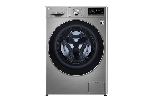 LG Front Load Washing Machine F4V5RYP2T 10.5KG, AI DD™, Steam+™, Bigger Capacity