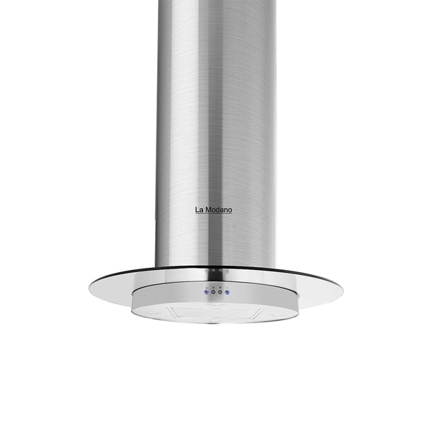 La Modano Builtin Hoods Stainless Steel 90Cm Tempered Glass 3 Speed Electronic Control Ss Baffle And Carbon Filter LMIH910ST