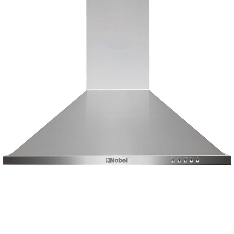 Nobel Built-in Chimney S/S With Glass 60cm 1 X Halogen Lights Carbon Filter NBI8662CH