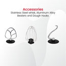 Nobel Stand Mixer With Bowl Red 1500Watt Full Metal Gear NBM100