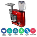 Nobel Stand Mixer With Bowl Red 1500Watt Full Metal Gear NBM100