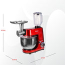 Nobel Stand Mixer With Bowl Red 1500Watt Full Metal Gear NBM100