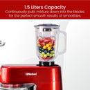 Nobel Stand Mixer With Bowl Red 1500Watt Full Metal Gear NBM100