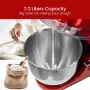Nobel Stand Mixer With Bowl Red 1500Watt Full Metal Gear NBM100