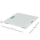 NOBEL Bathroom Scale White Tempered Glass Digital Anti Slip Feet NBS52WH