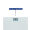 NOBEL Bathroom Scale White Tempered Glass Digital Anti Slip Feet NBS52WH
