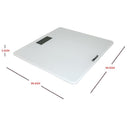 NOBEL Bathroom Scale White Tempered Glass Digital Anti Slip Feet NBS60WH