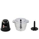 NOBEL Chopper 1 Litre Glass Bowl Plastic Body NCFP363