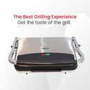 Nobel Bbq Grill Silver 2000 Watts Fixed Temperature Control With Indicator Light Auto Shutoff NCG100