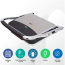 Nobel Bbq Grill Silver 2000 Watts Fixed Temperature Control With Indicator Light Auto Shutoff NCG100