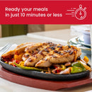 Nobel Bbq Grill Silver 2000 Watts Fixed Temperature Control With Indicator Light Auto Shutoff NCG100