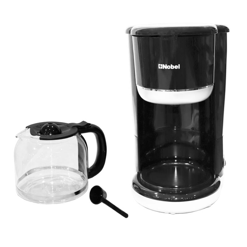 Nobel Coffee Machine Black 1.5 Litres 12 Cups Capacity NCM10