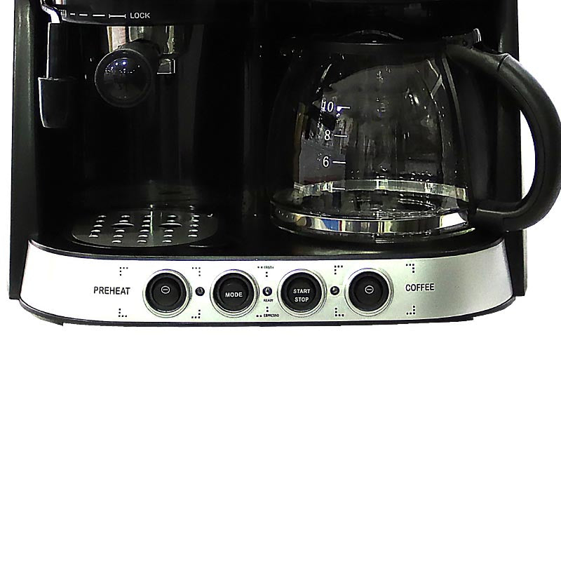NOBEL Coffee Machine Silver 1.25 Ltr Coffee Maker NCM13