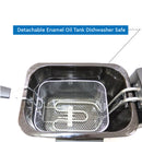 Nobel Deep Fryer 3000W 8 Ltrs Stainless Steel NDF8G