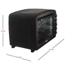 Nobel Electric Oven Black Convection Fan Rotisserie NEO100