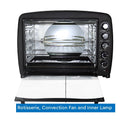 Nobel Electric Oven Black Convection Fan Rotisserie NEO100