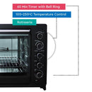 Nobel Electric Oven 105 LTR Grill Convection Rotisserie 2800 W NEO120