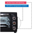 Nobel Electric Oven Black 35 Litres 1500W  NEO36