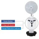 NOBEL Rechargeable Mist Fan White 16 inch Fan Blade NF777MRC