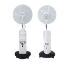 NOBEL Rechargeable Mist Fan White 16 inch Fan Blade NF777MRC