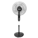 Nobel Stand Fan Black 16 Inch 5 Blades NF150