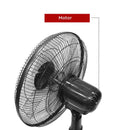 Nobel Stand Fan Black 16 Inch 5 Blades NF150