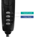 Nobel Stand Fan Black 16 Inch 5 Blades NF150