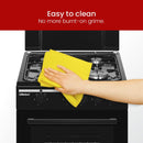 Nobel Gas Cooker 4 Burners With Gas Oven (60 x 55) cm NGC5000BK