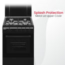 Nobel Gas Cooker 4 Burners With Gas Oven (60 x 55) cm NGC5000BK