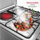 NOBEL Gas & Electric Cooker Silver 50x50 3 Gas Burners NGC5300S