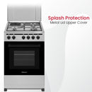 NOBEL Gas & Electric Cooker Silver 50x50 3 Gas Burners NGC5300S